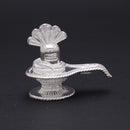 Celestial Elegance Silver Shivling With Sheshnag