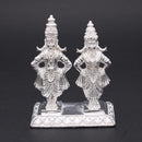 Silver Vitthal Rukmini Divine Idol