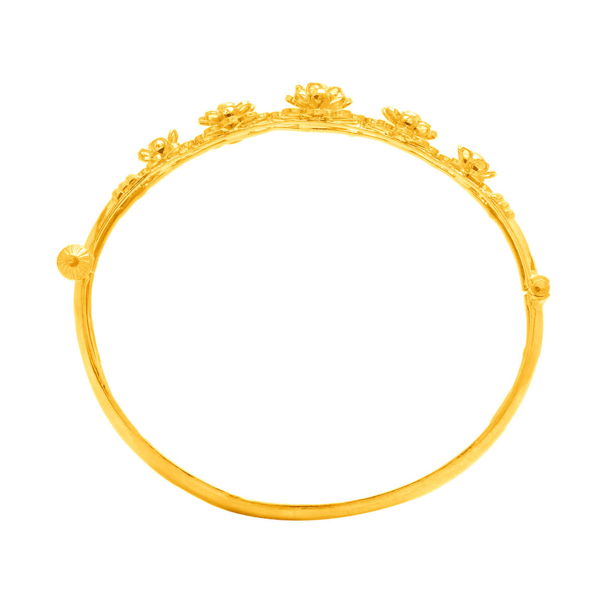 Delicate Bloom Gold Kada