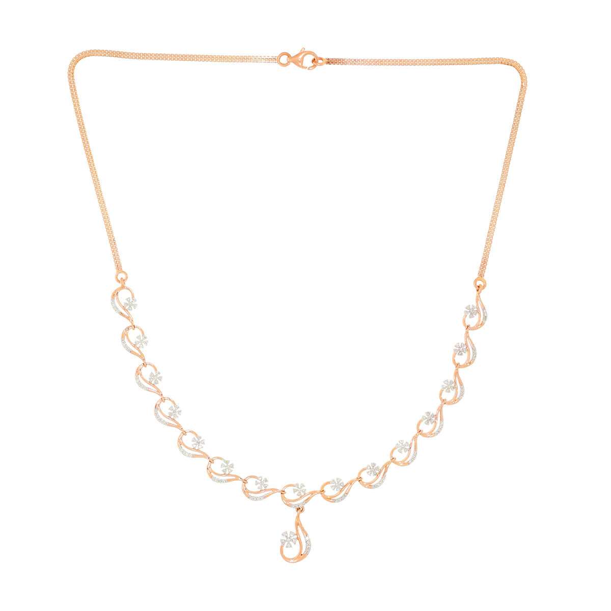 Harmonious Shine Diamond Short Necklace