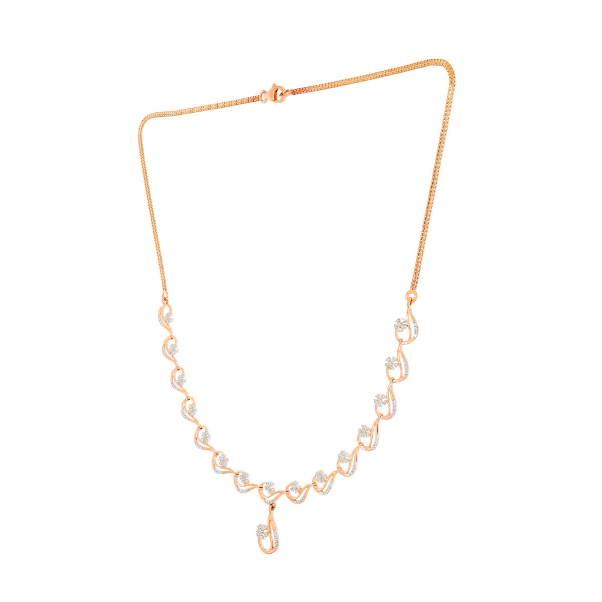 Harmonious Shine Diamond Short Necklace