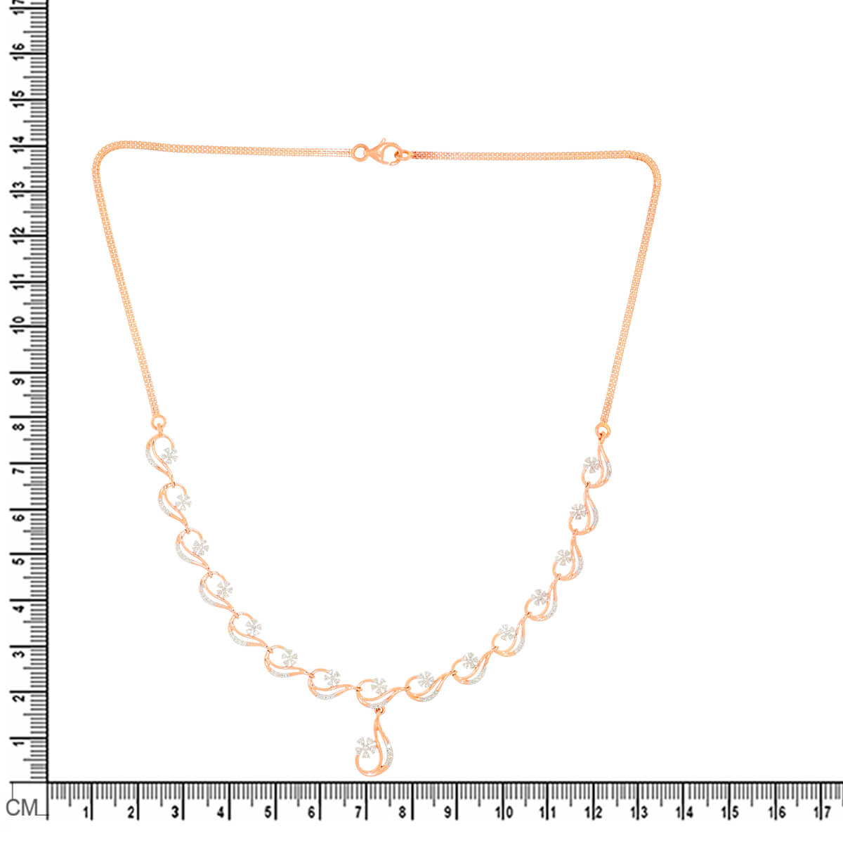 Harmonious Shine Diamond Short Necklace
