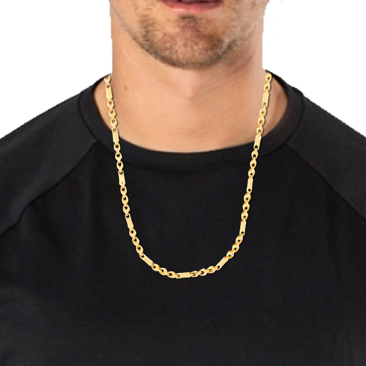 Warm Radiance Gold Chain For Men