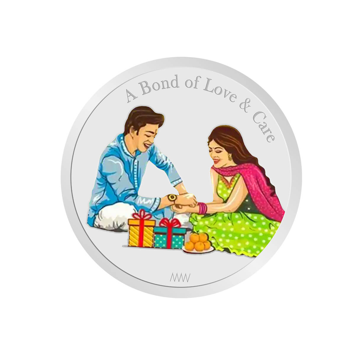 Cherished Sibling Bond 999 Silver Coin