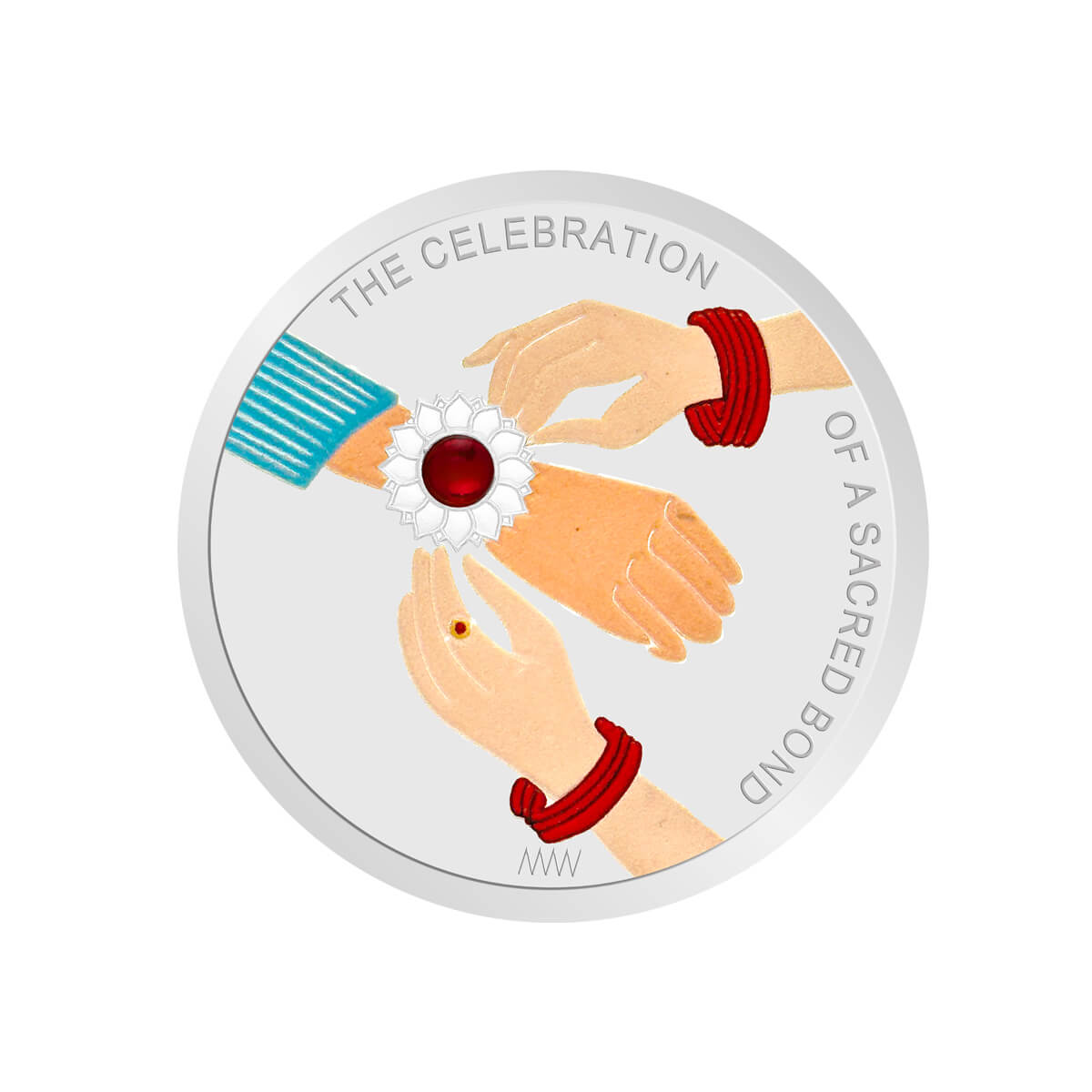A Token of Love 999 Silver Rakshabandhan Coin