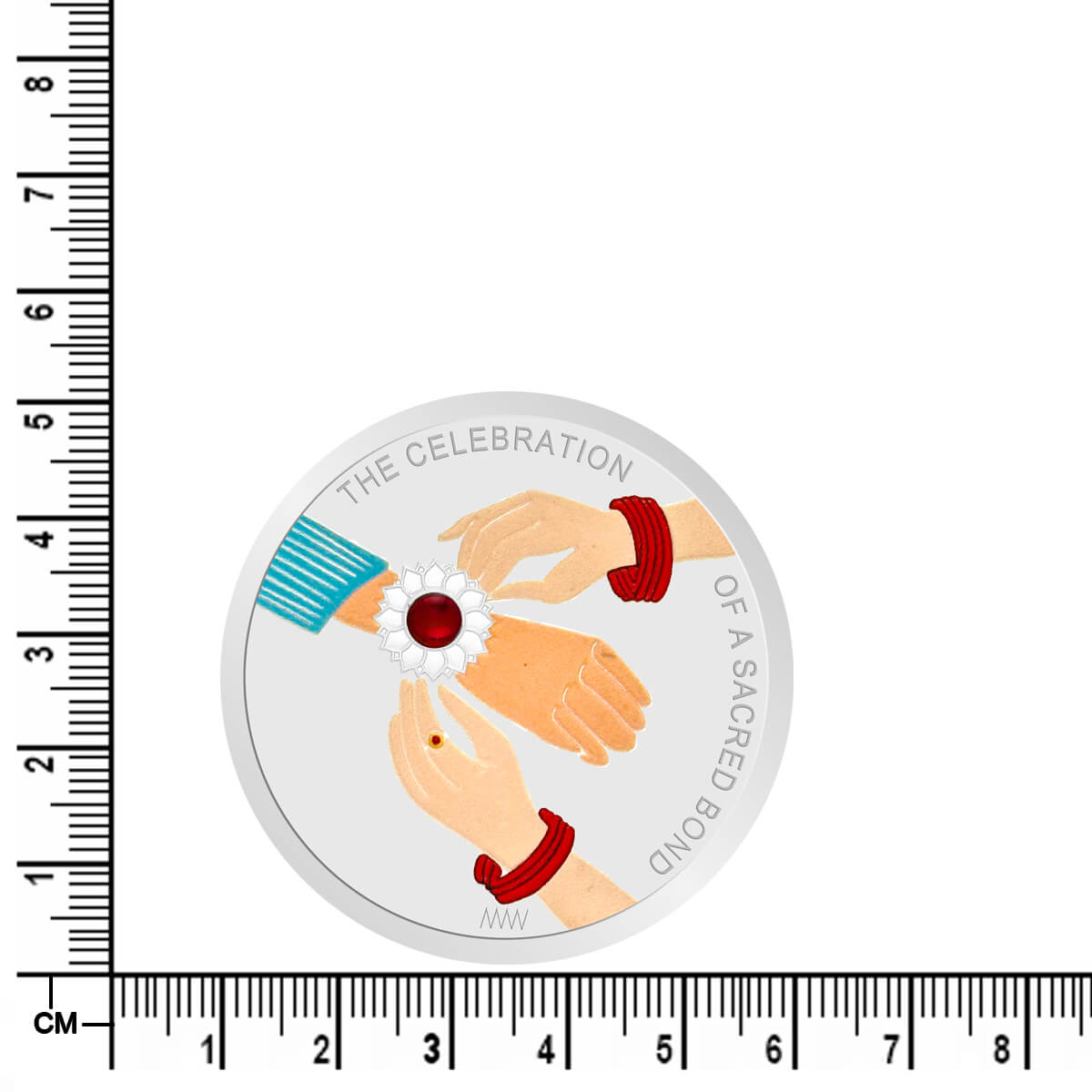 A Token of Love 999 Silver Rakshabandhan Coin
