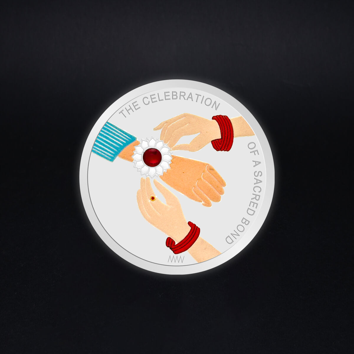 A Token of Love 999 Silver Rakshabandhan Coin