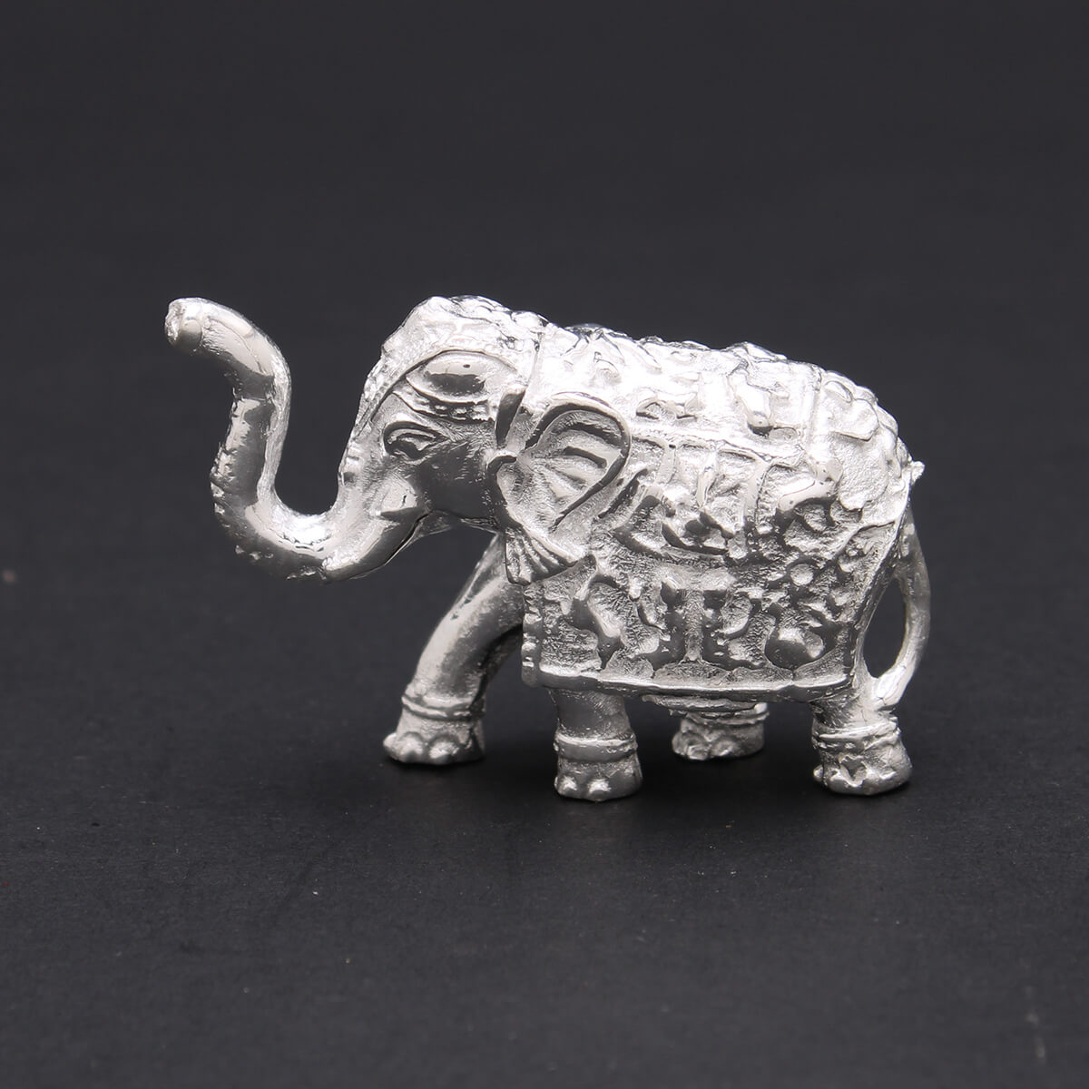 Artistic Elegance Silver Elephant Murti