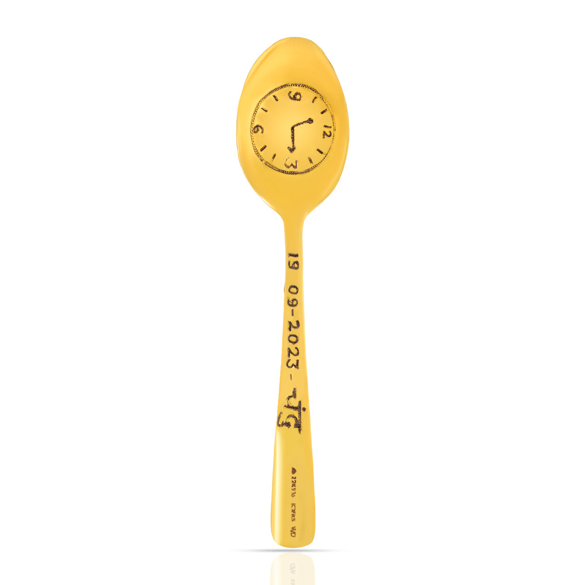 Radiating Elegance Gold Spoon