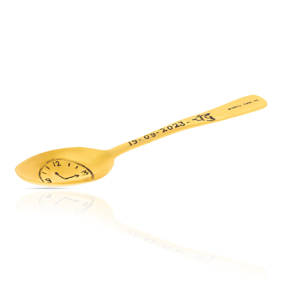Radiating Elegance Gold Spoon