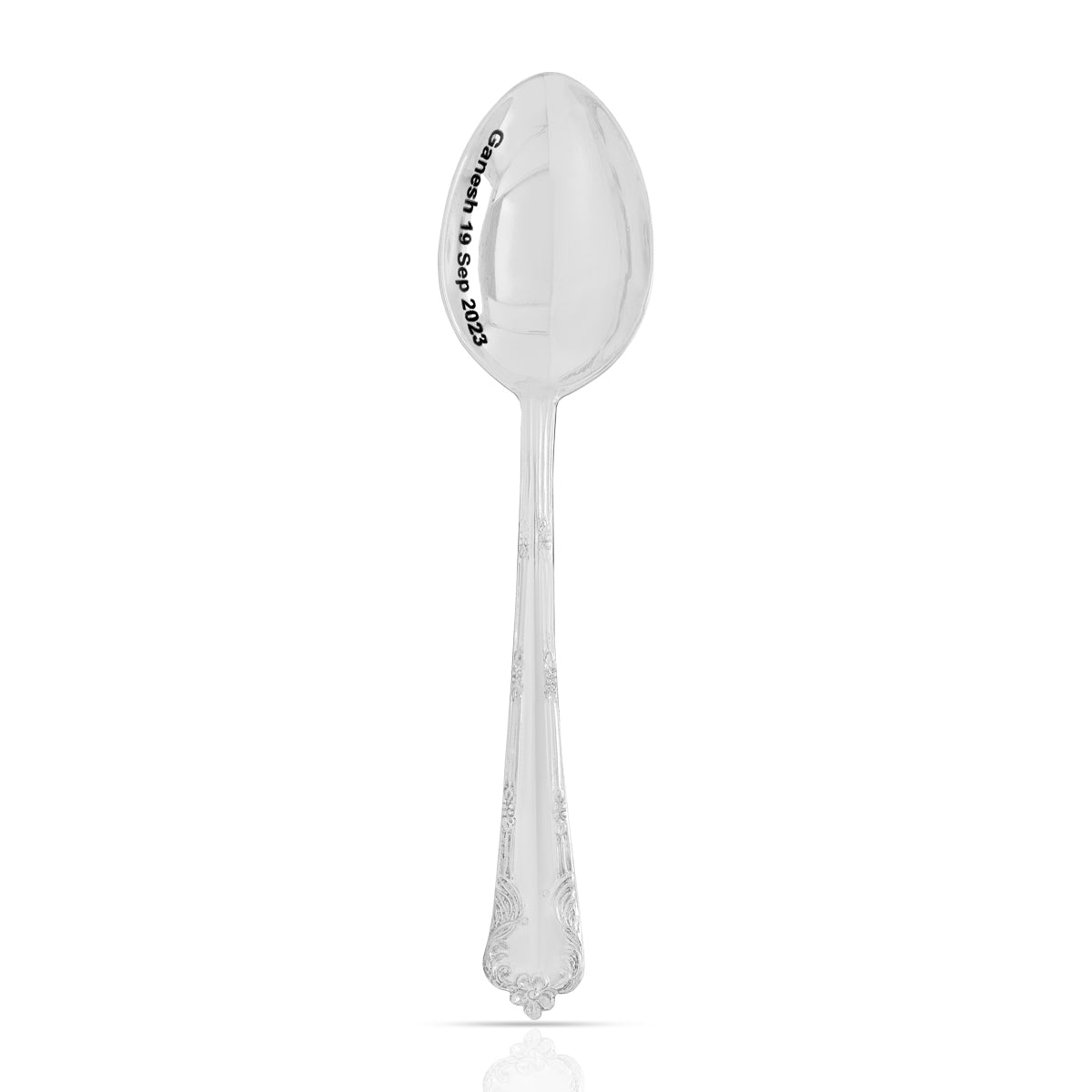 Posh Sparkling Silver Spoon