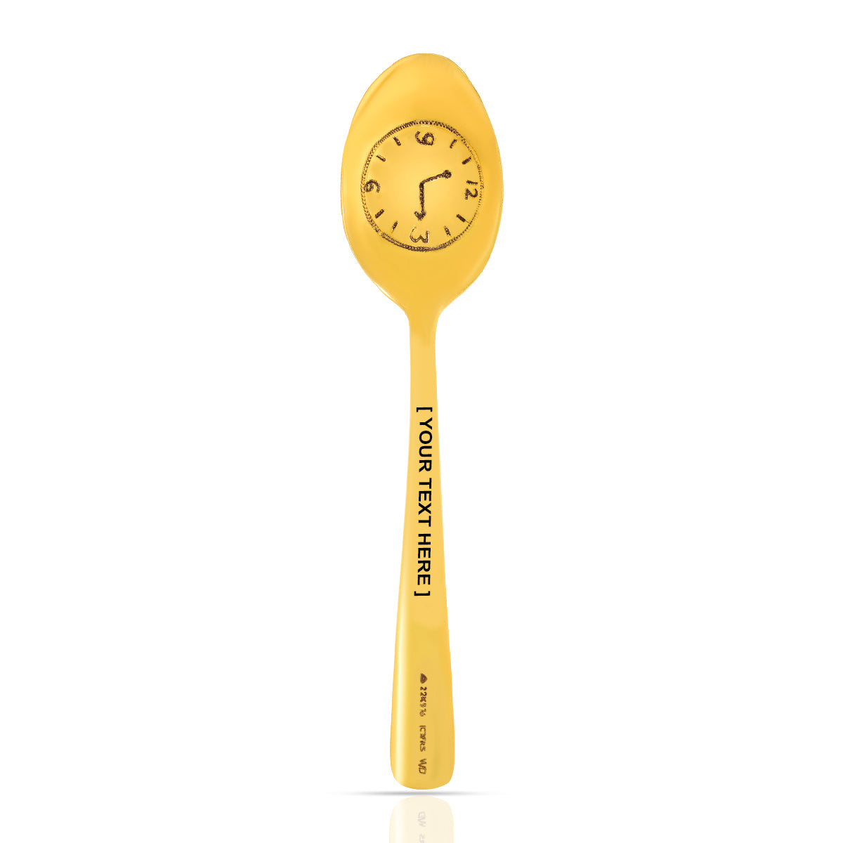 Radiating Elegance Gold Spoon