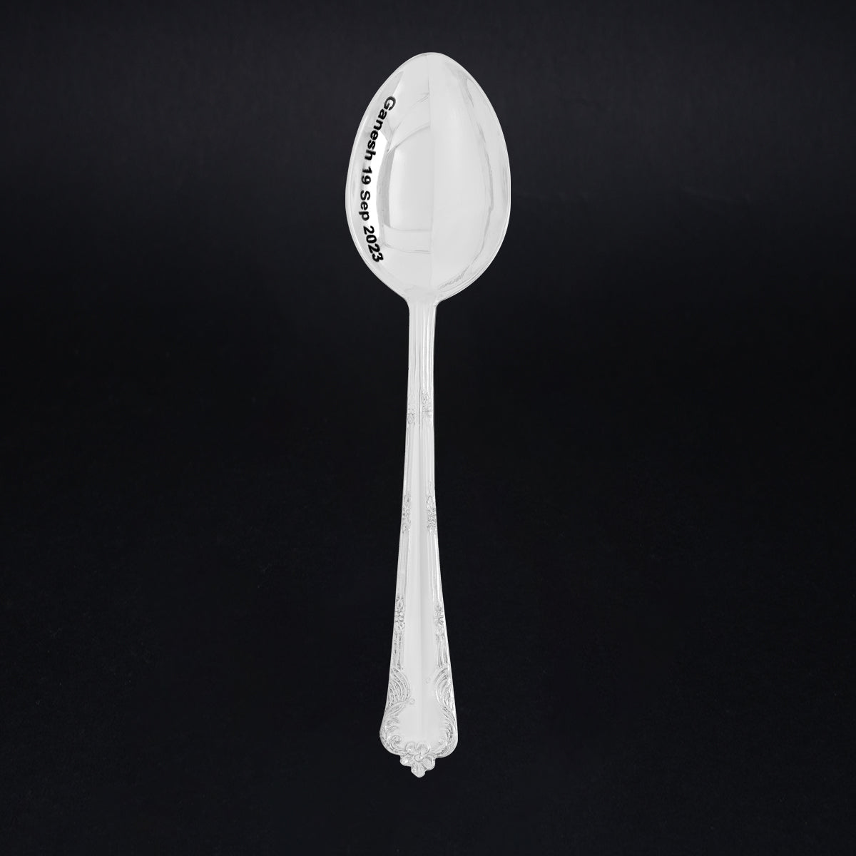 Posh Sparkling Silver Spoon