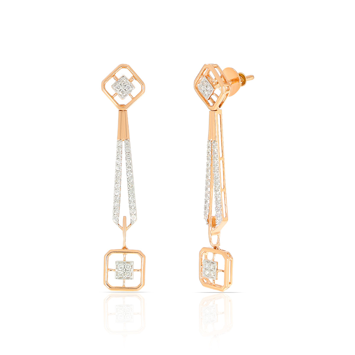 Contemporary Shimmer Diamond Short Necklace