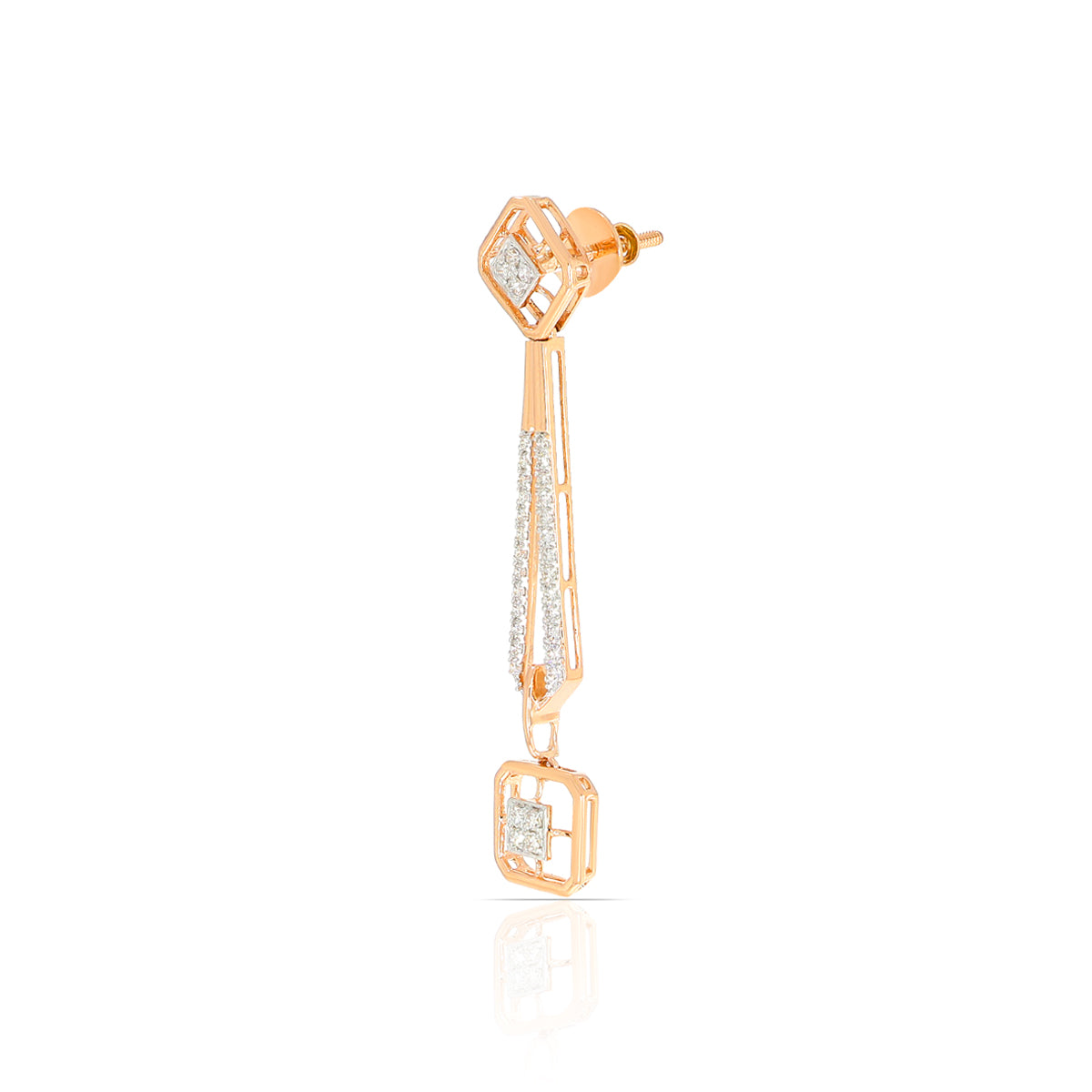 Contemporary Shimmer Diamond Short Necklace