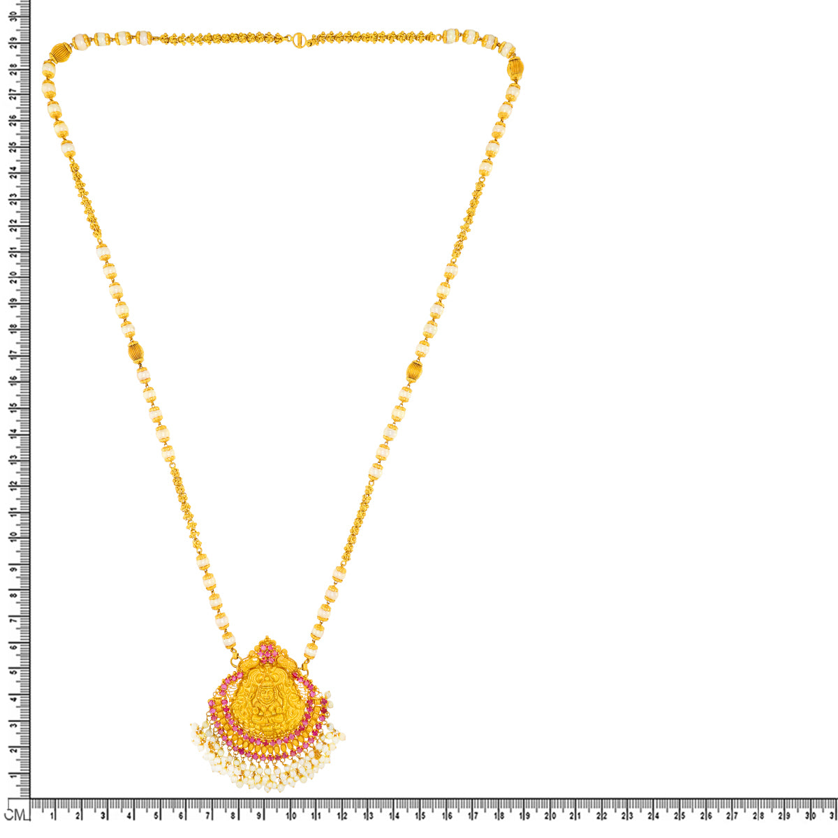 Petite Elegance Long Gold Necklace