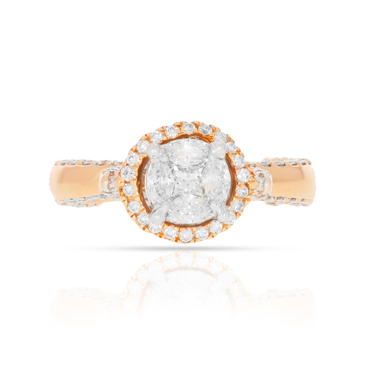 Modern Simplicity Diamond Engagement Ring for Women