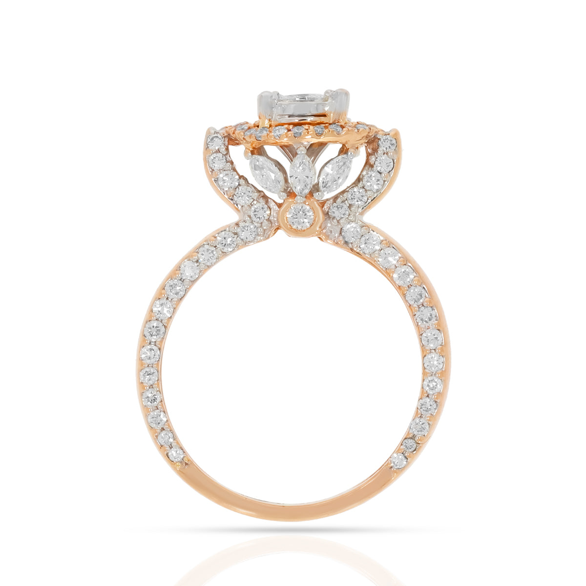 Modern Simplicity Diamond Engagement Ring for Women
