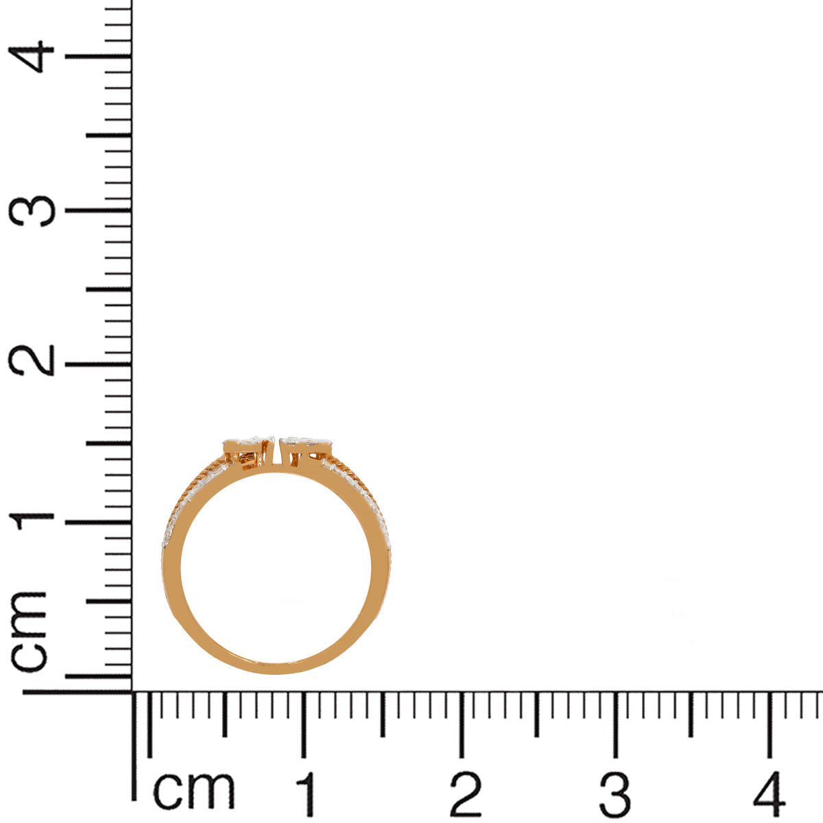 Sleek Allure Diamond Engagement Ring for Women