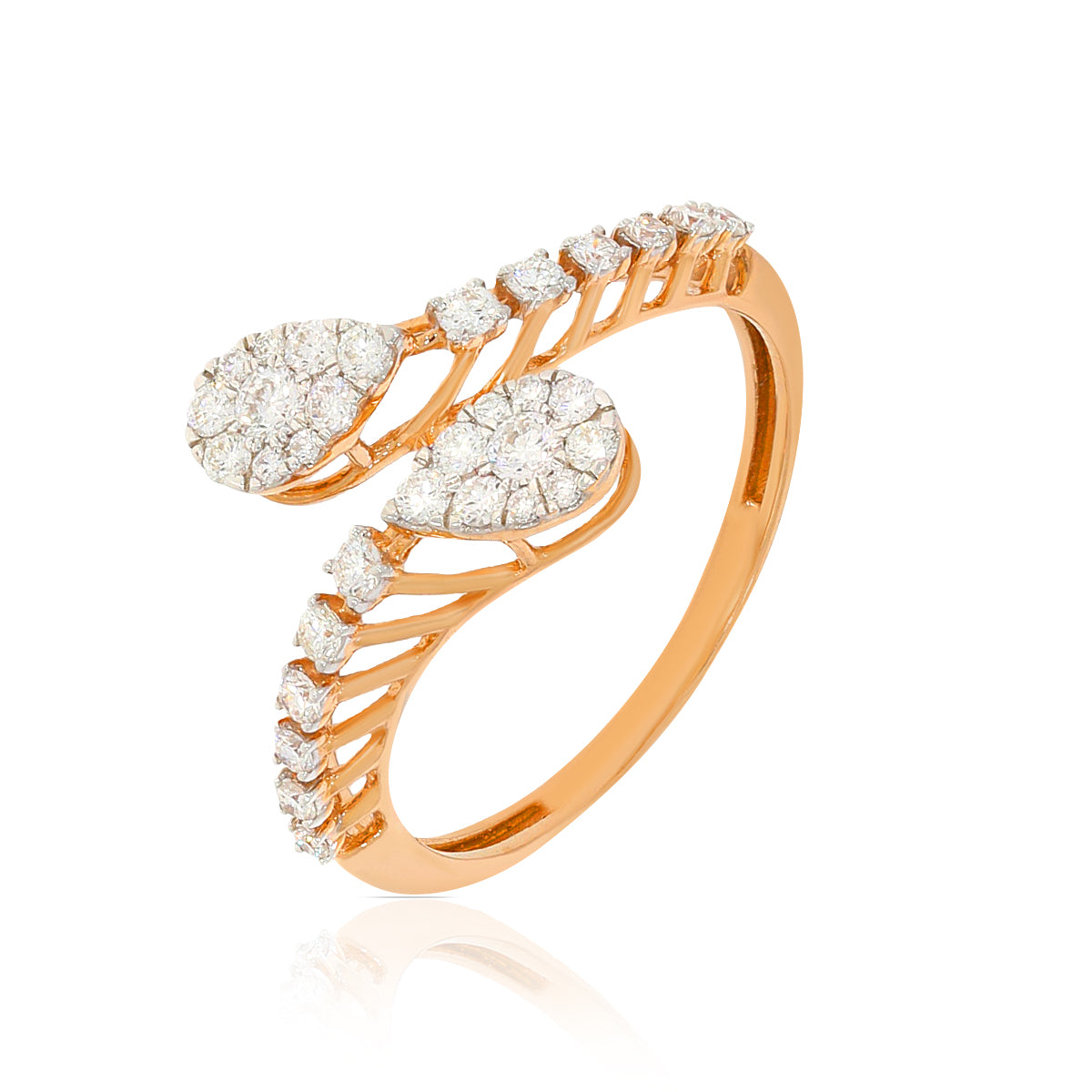 Minimalist Sparke Rose Gold Ring