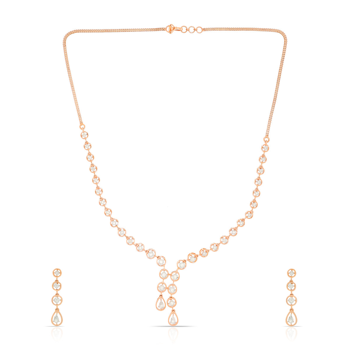 Effortless Shimmer Diamond Short Necklace