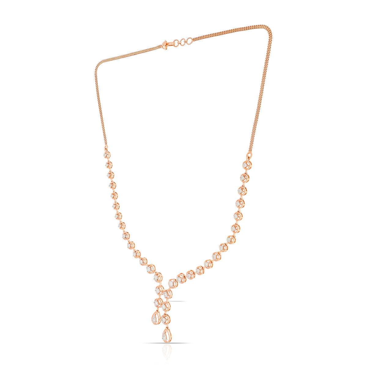 Effortless Shimmer Diamond Short Necklace