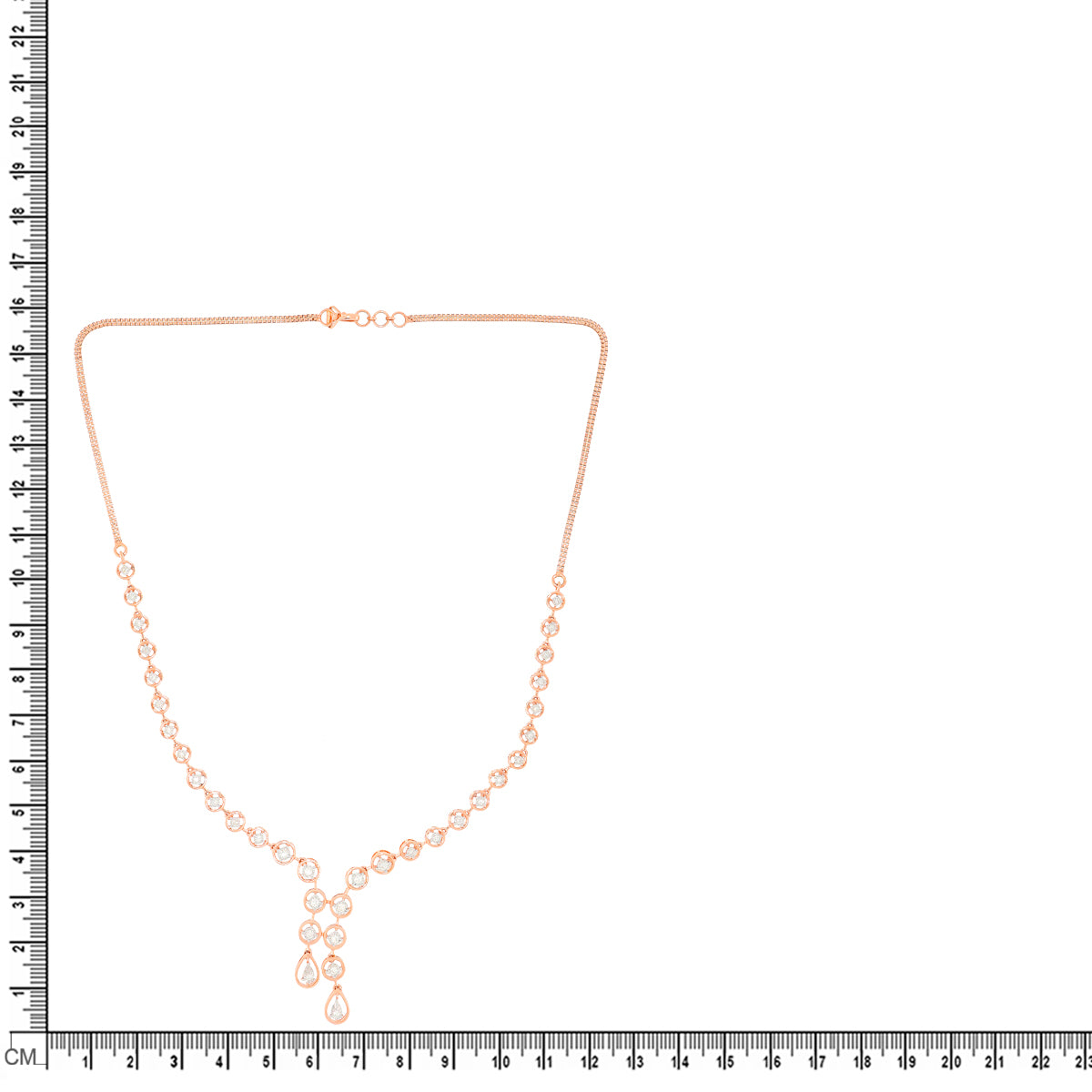 Effortless Shimmer Diamond Short Necklace