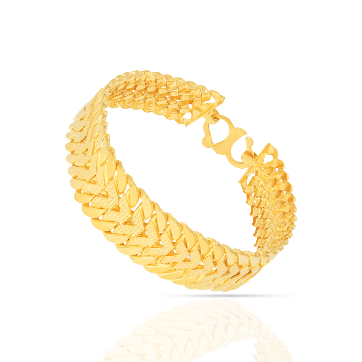 Bold Chivalrous Gold Men Bracelet 22K