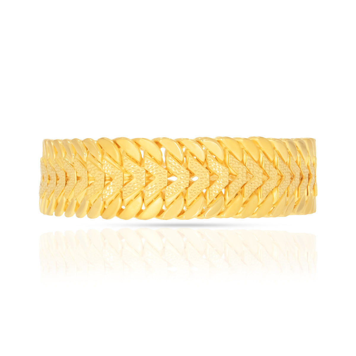 Bold Chivalrous Gold Men Bracelet 22K