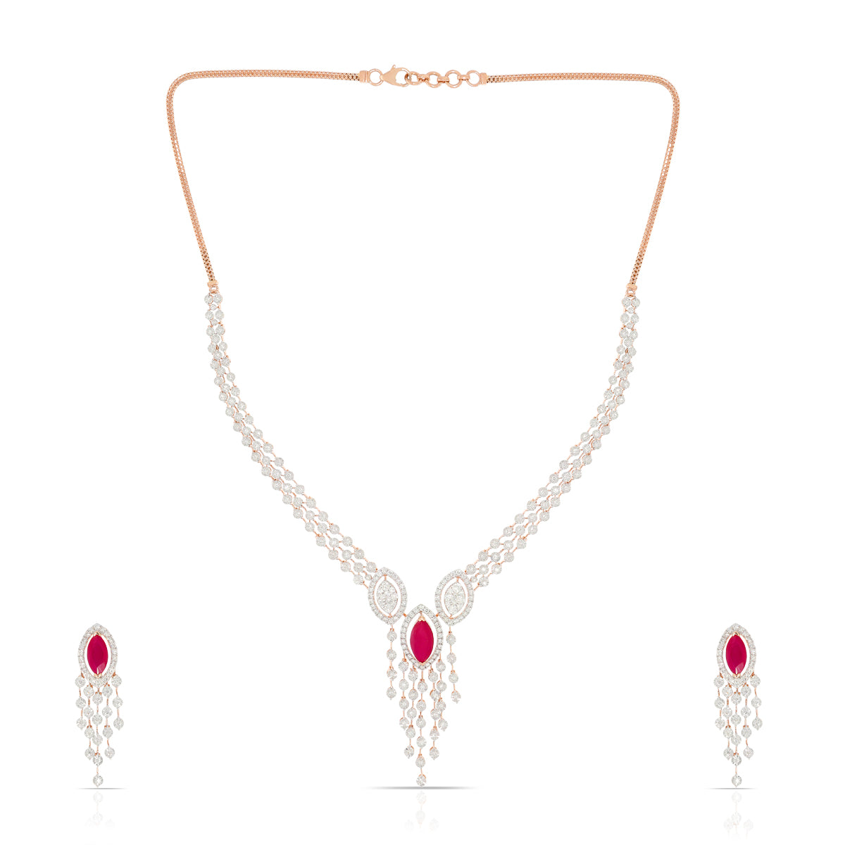Glorious Wedding Diamond Necklace