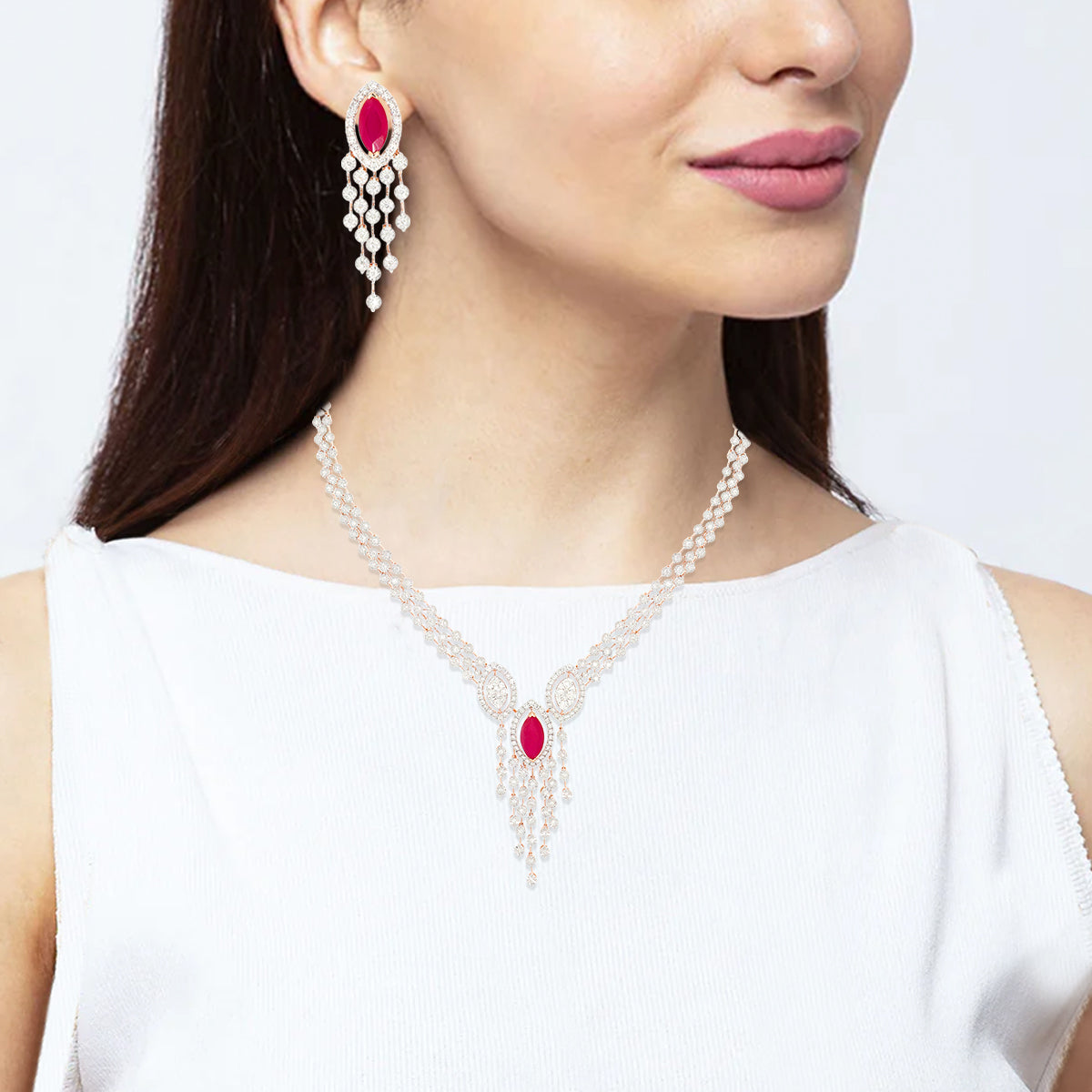 Glorious Wedding Diamond Necklace