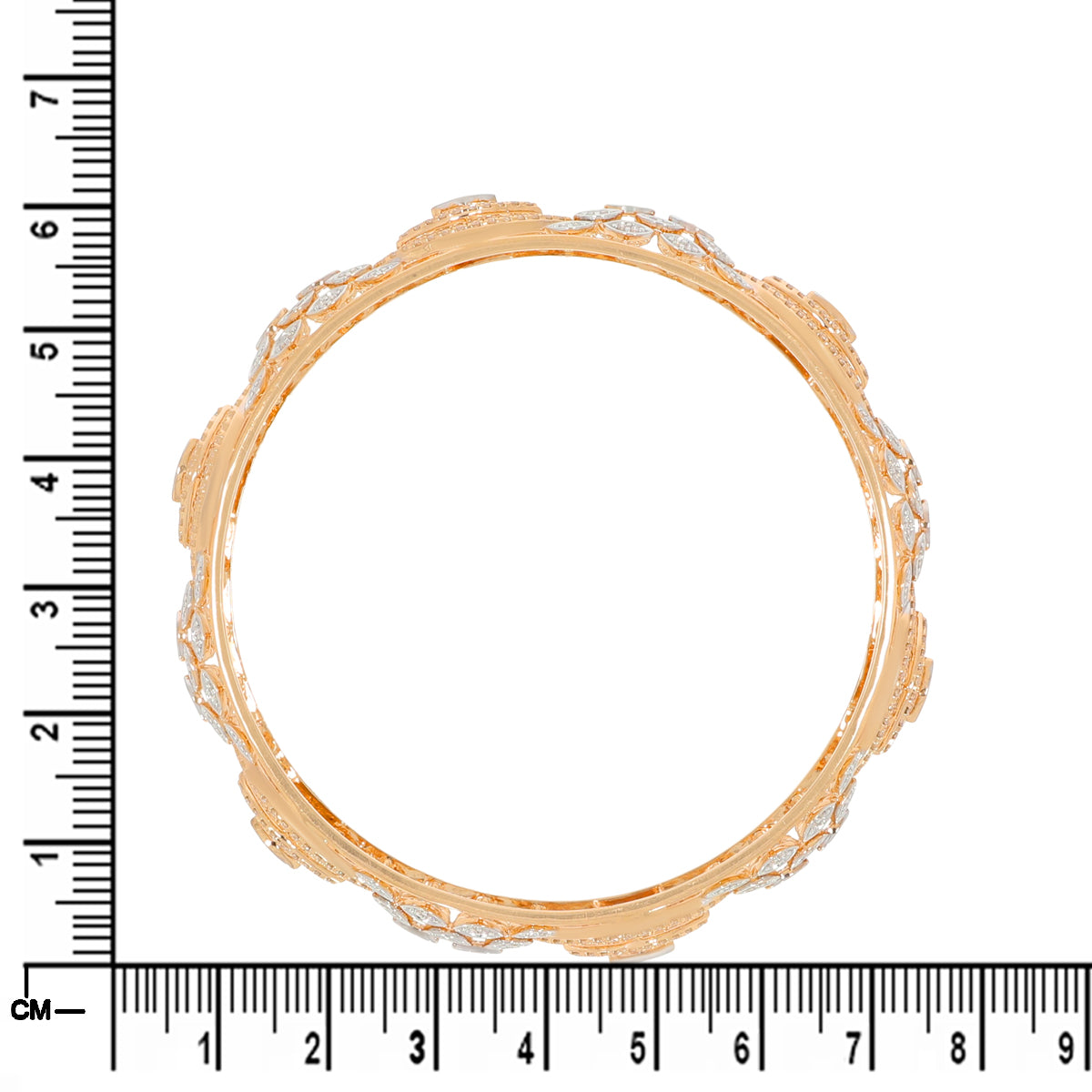Vibrant Elegance Diamond Bangle