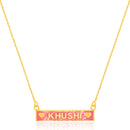 Stunning Name Tage Kids Gold Pendant and Chain