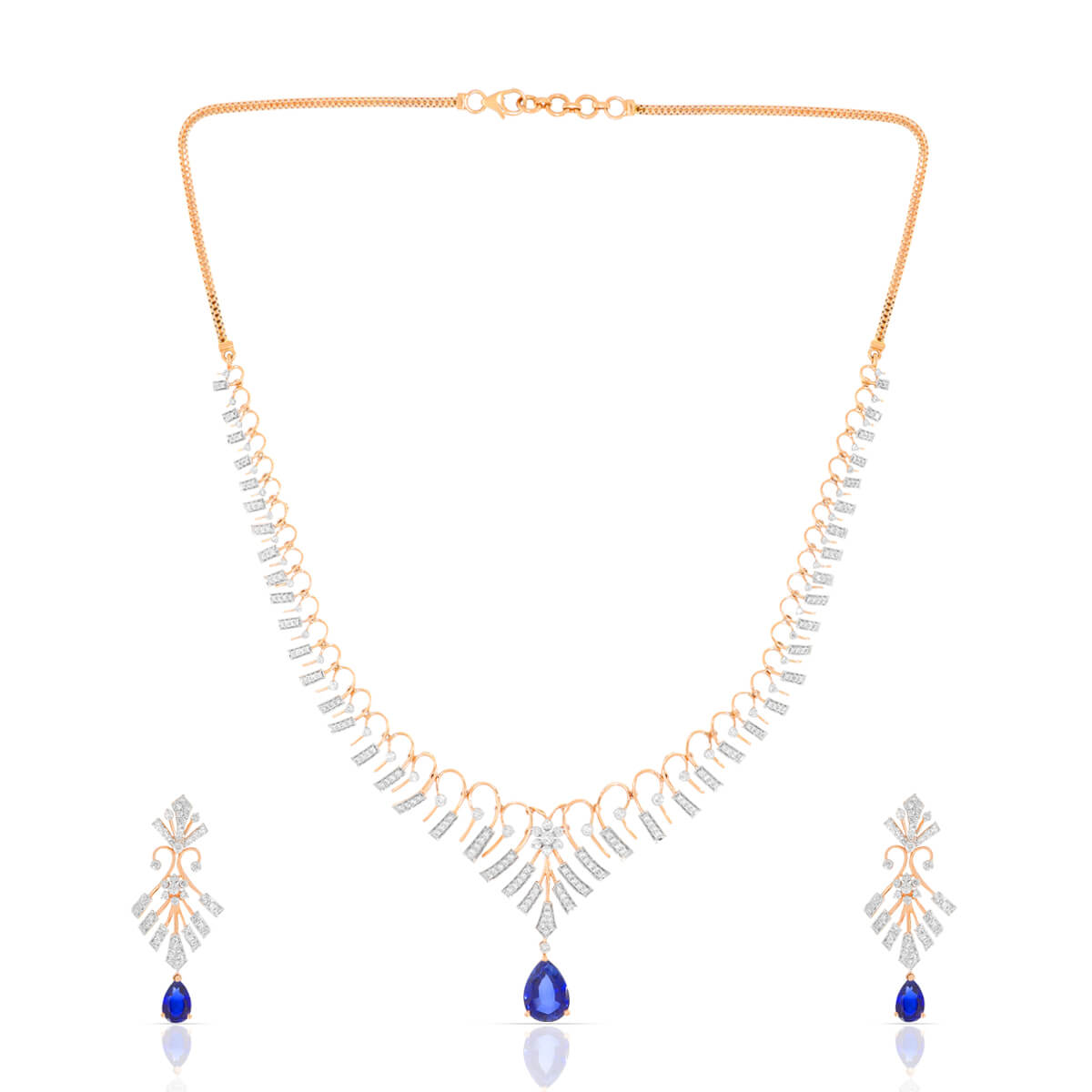 Azure Shine Diamond Necklace