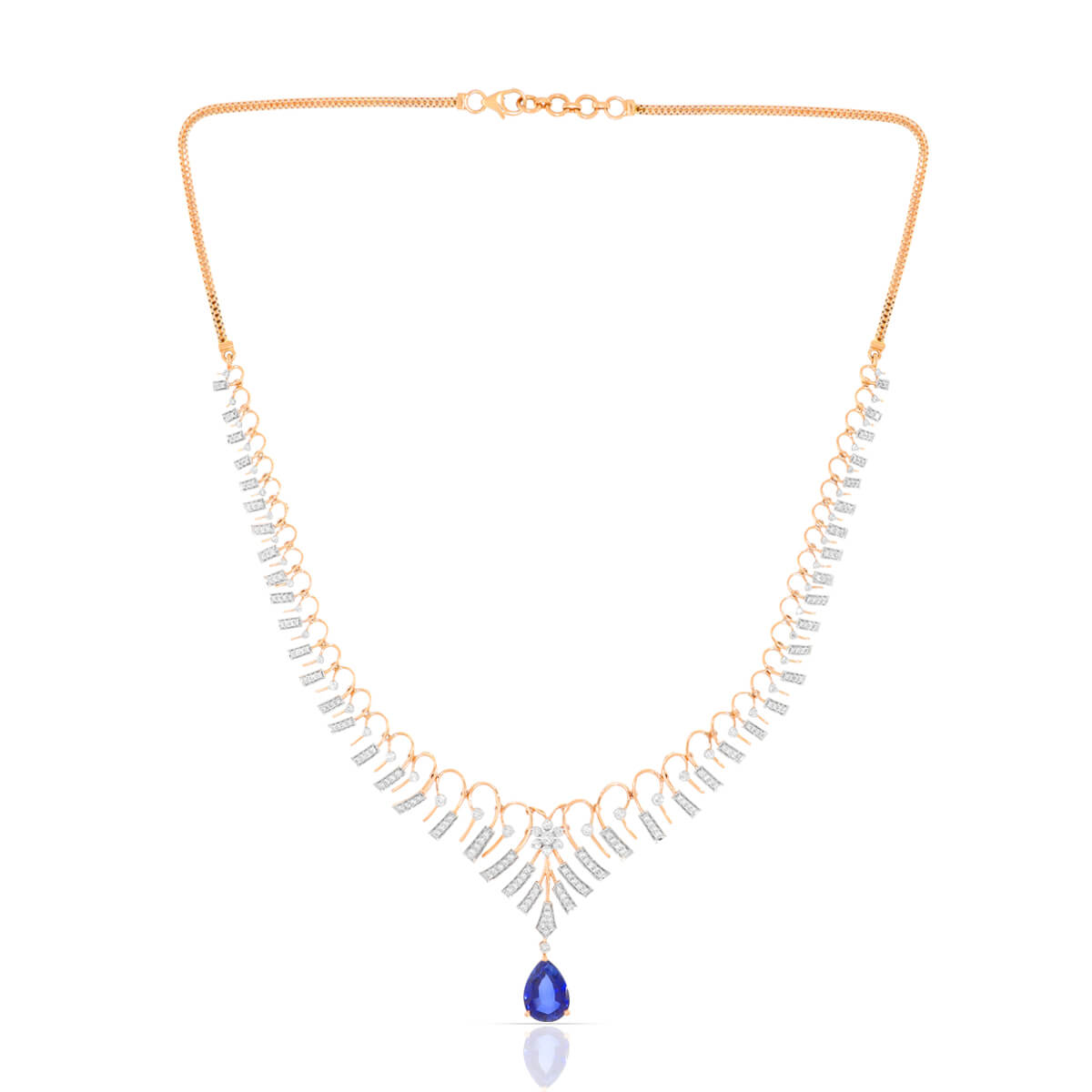 Azure Shine Diamond Necklace