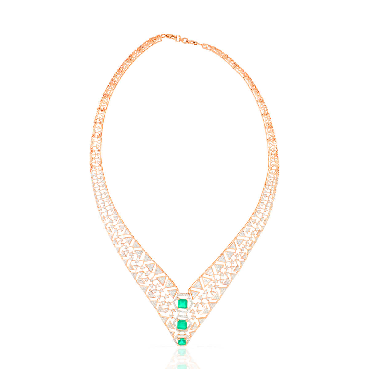 Modern Elegance Wedding Diamond Necklace