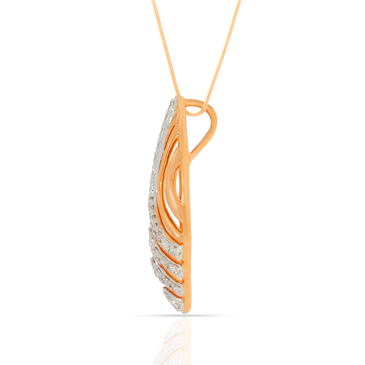 Contemporary Dazzle Diamond Pendant Set_DLTD23035327_DERD23035330