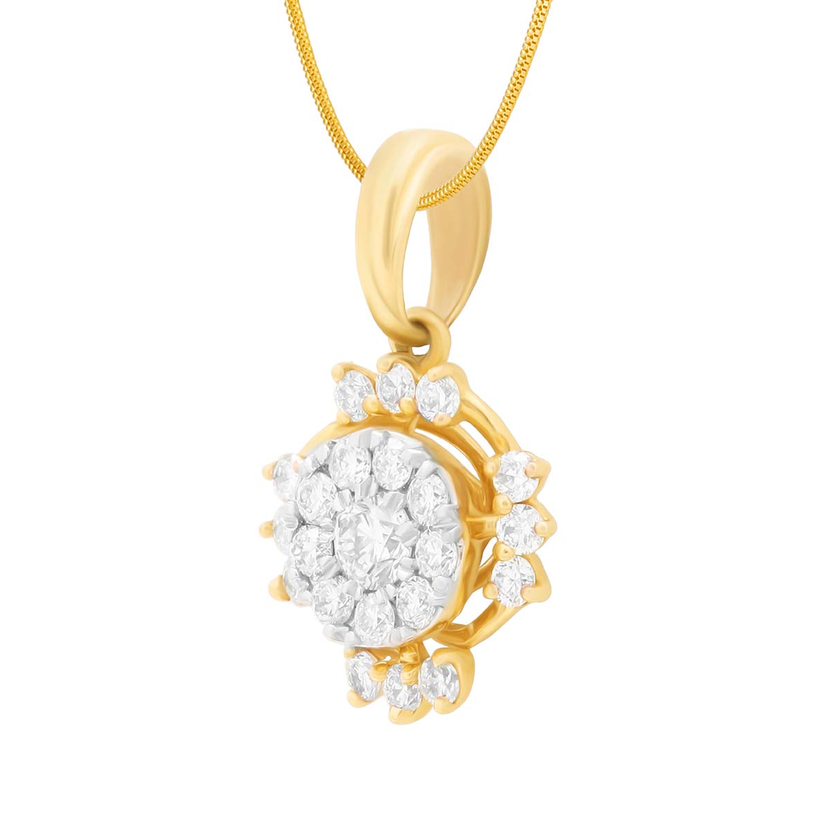 Enigmatic Shimmer Diamond Pendant Set_DLTD18005909_DERD18033950