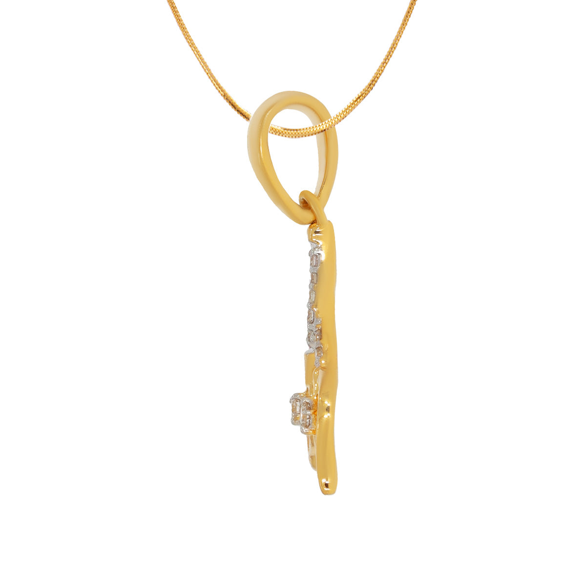 Enigmatic Shine Diamond Pendant Set_DLTD22080562_DERD22080767