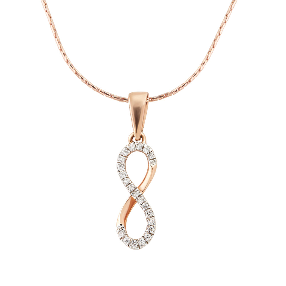 Infinite Shimmer Diamond Pendant Set