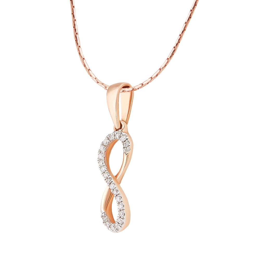 Infinite Shimmer Diamond Pendant Set