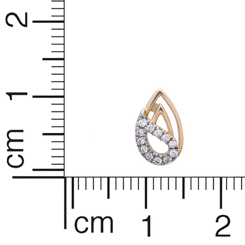 Paisley Dazzling Charm Diamond Pendant Set_DLTD18001140_DERD18005706
