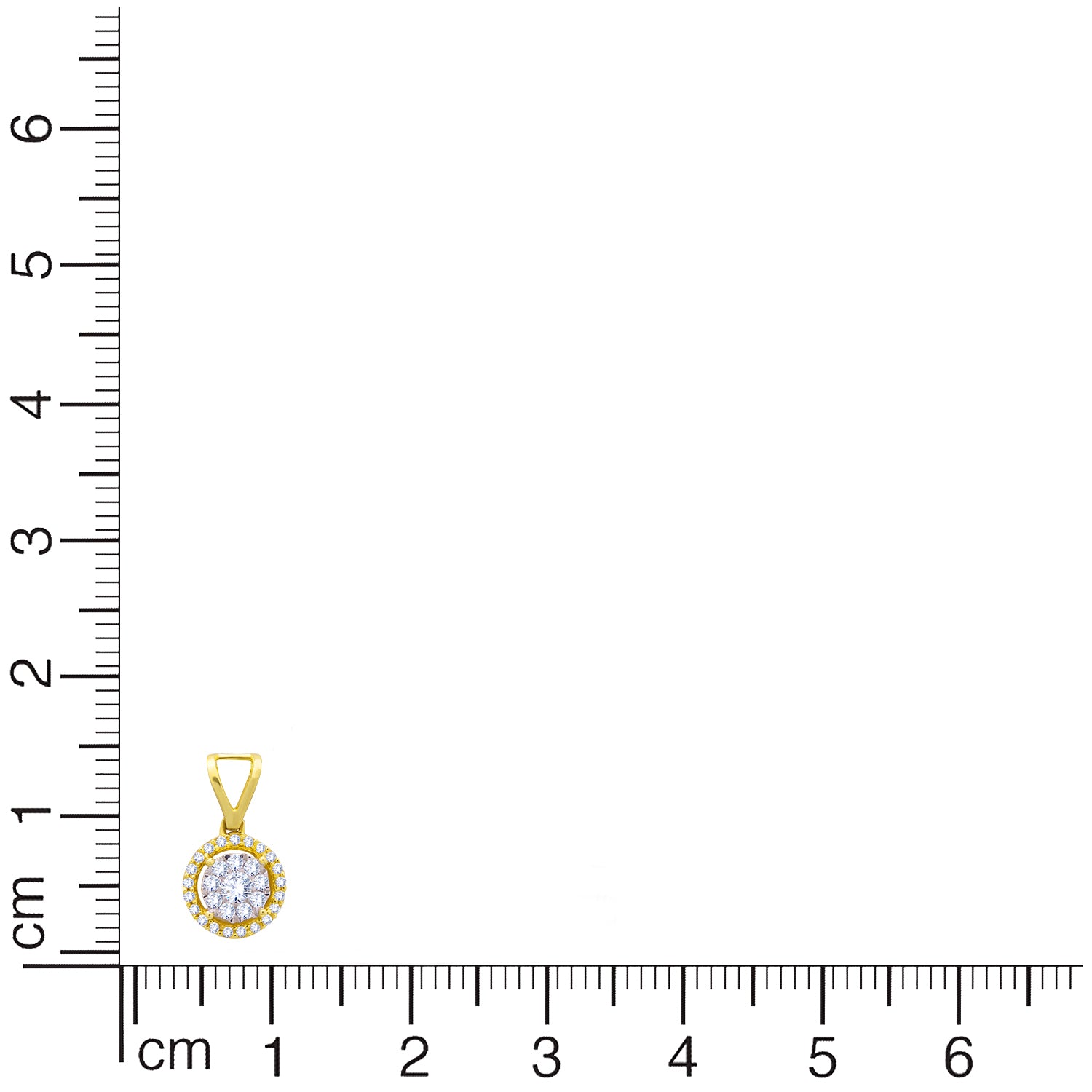 Simply Radiant Orb Diamond Pendant Set