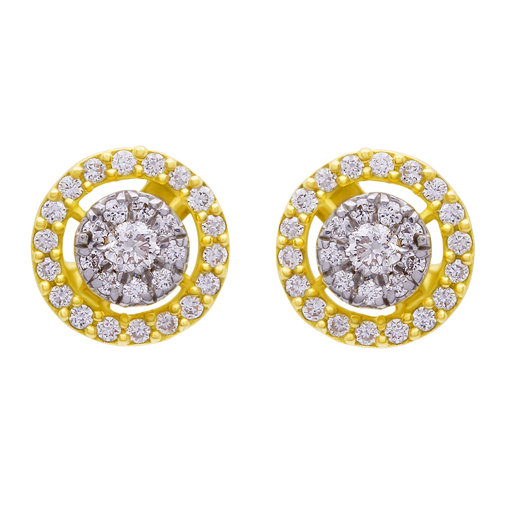 Simply Radiant Orb Diamond Pendant Set