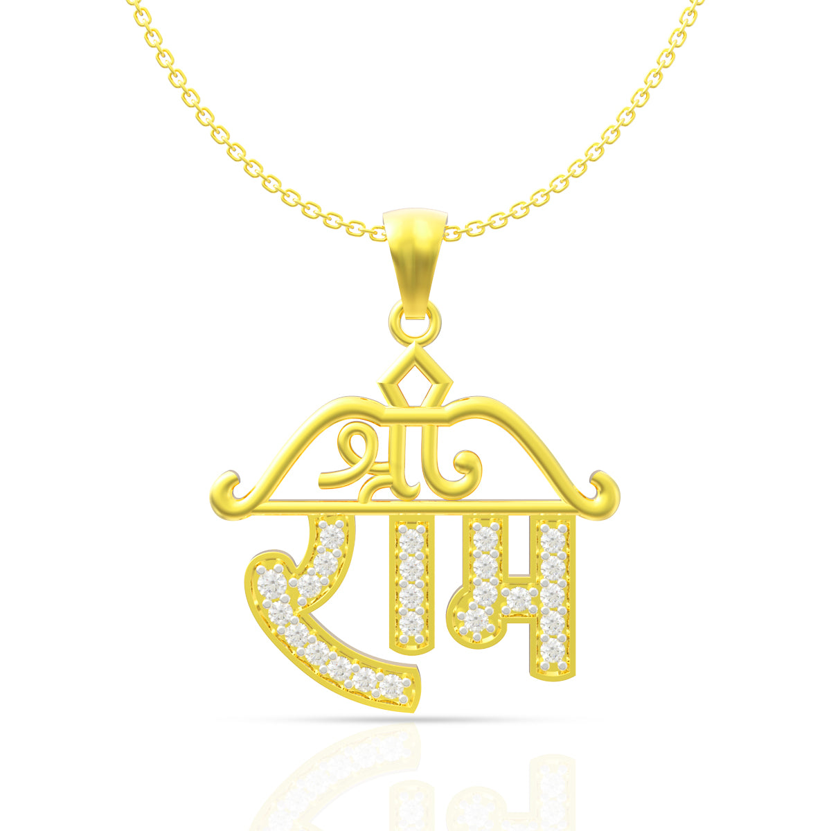 Divine 18K Diamond Pendant