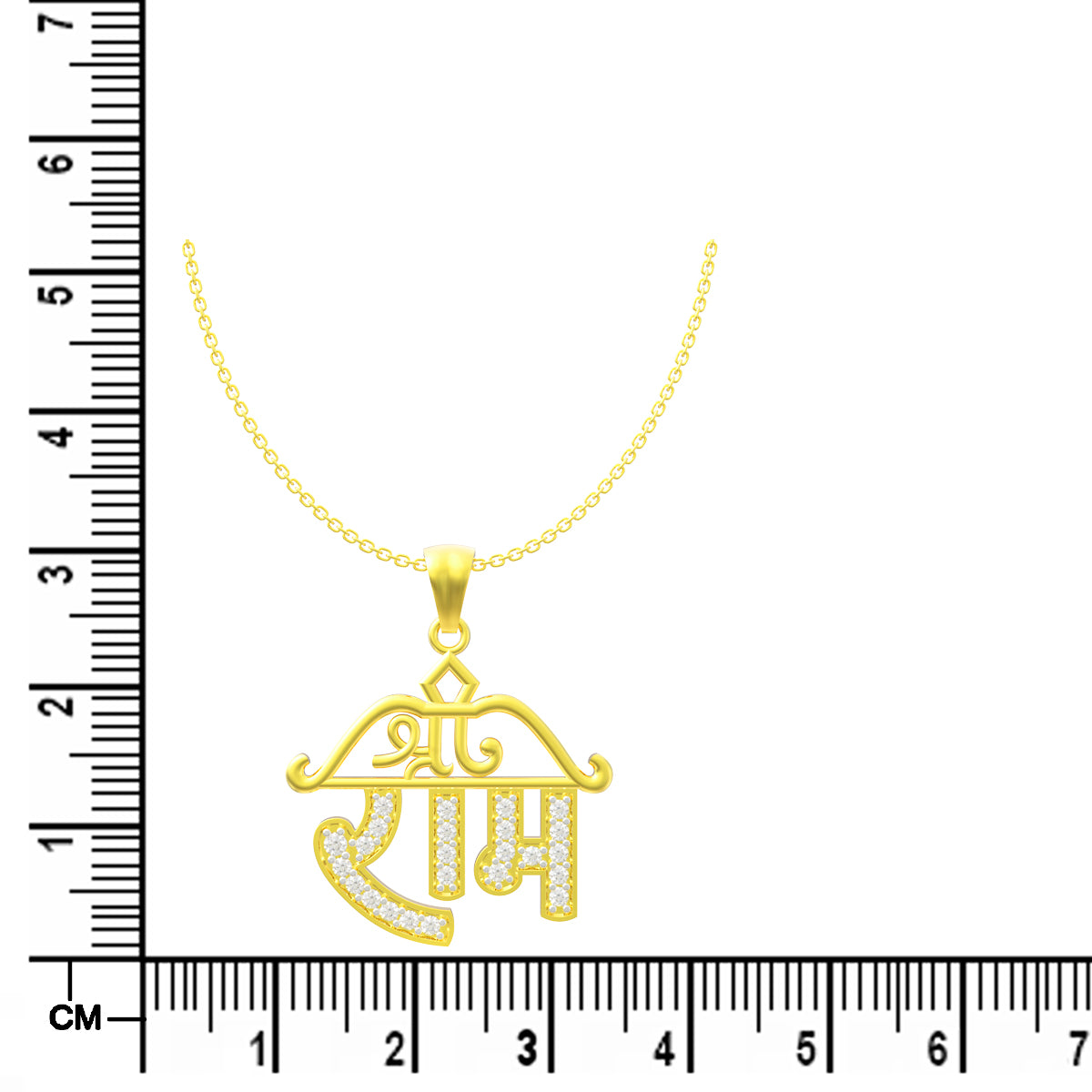 Divine 18K Diamond Pendant
