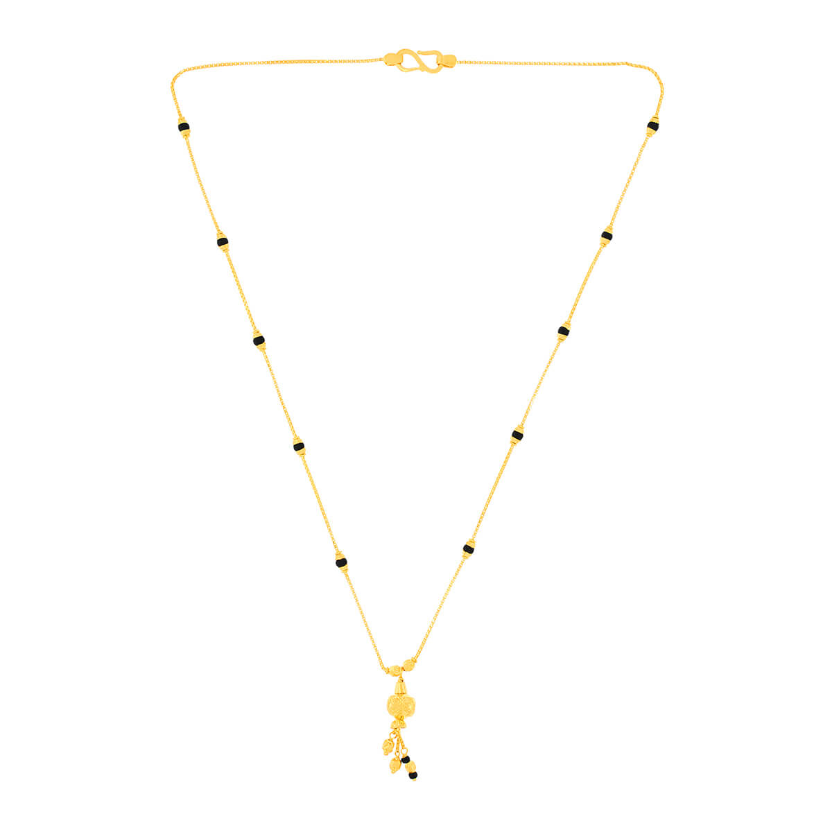 Sophisticated Shine 22K Gold Short Mangalsutra