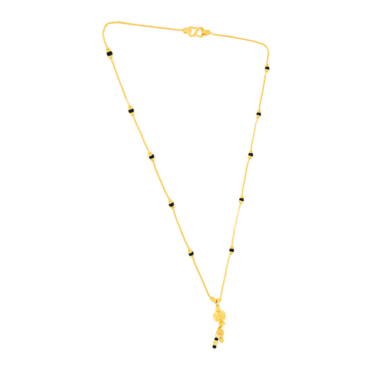 Sophisticated Shine 22K Gold Short Mangalsutra