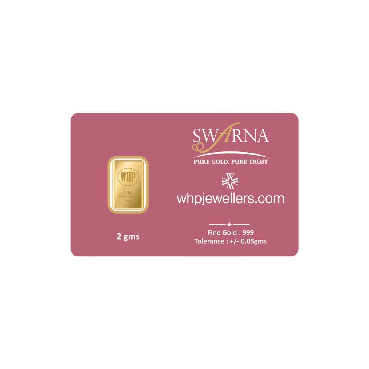 WHP 24KT (999) 4 gm Combo gold Coin