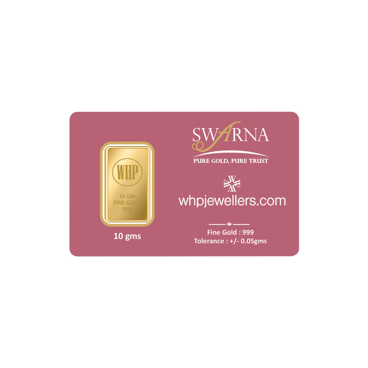 WHP 24KT (999) 11 gm Combo gold Coin